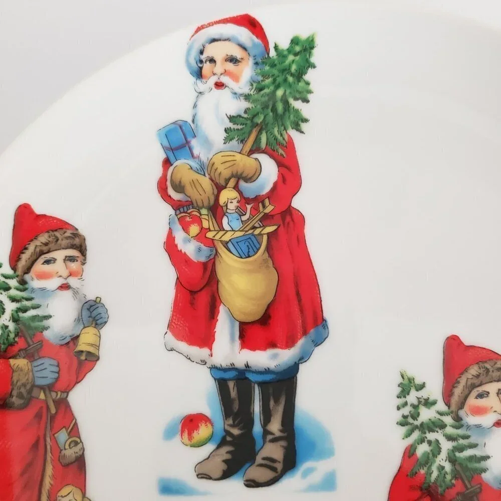 Set Of 4 Vintage Santa Claus 10